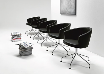 KICCA 021 - Upholstered reception chair by Et al. - view 3